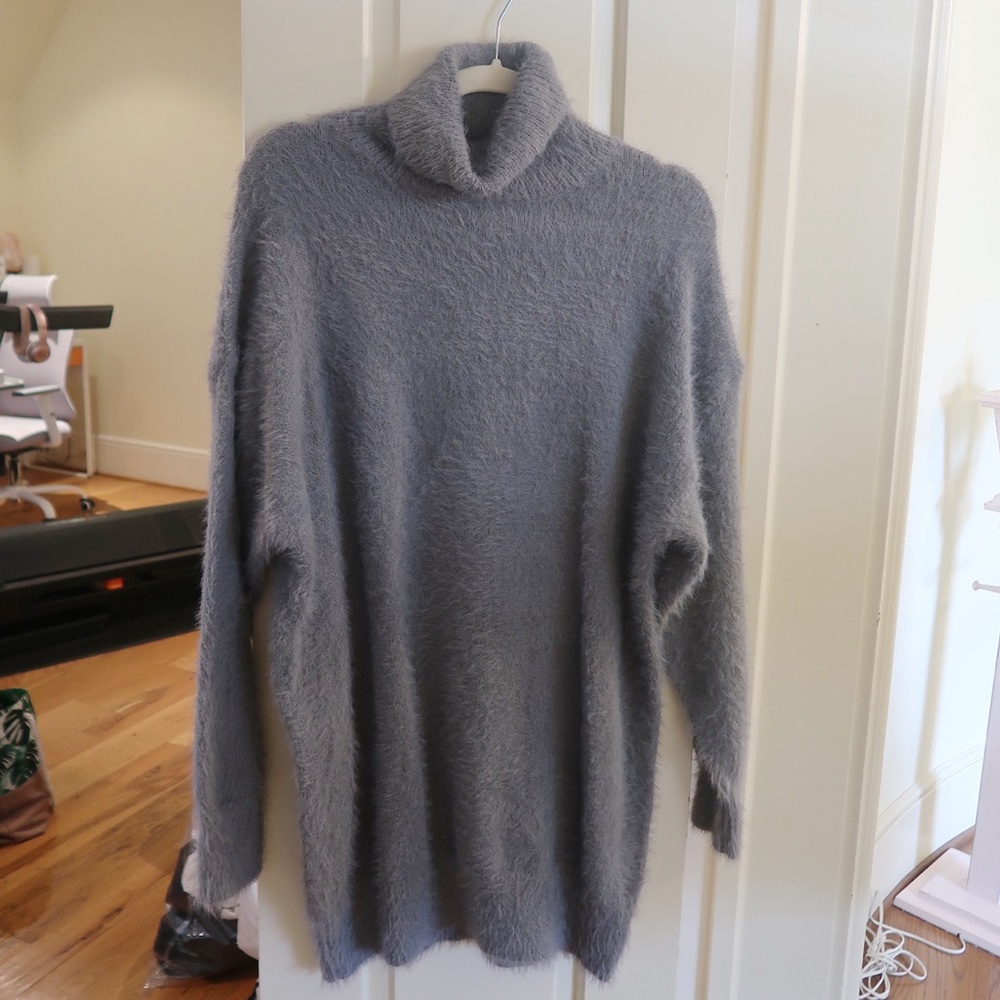 Charcoal Sweater Dress